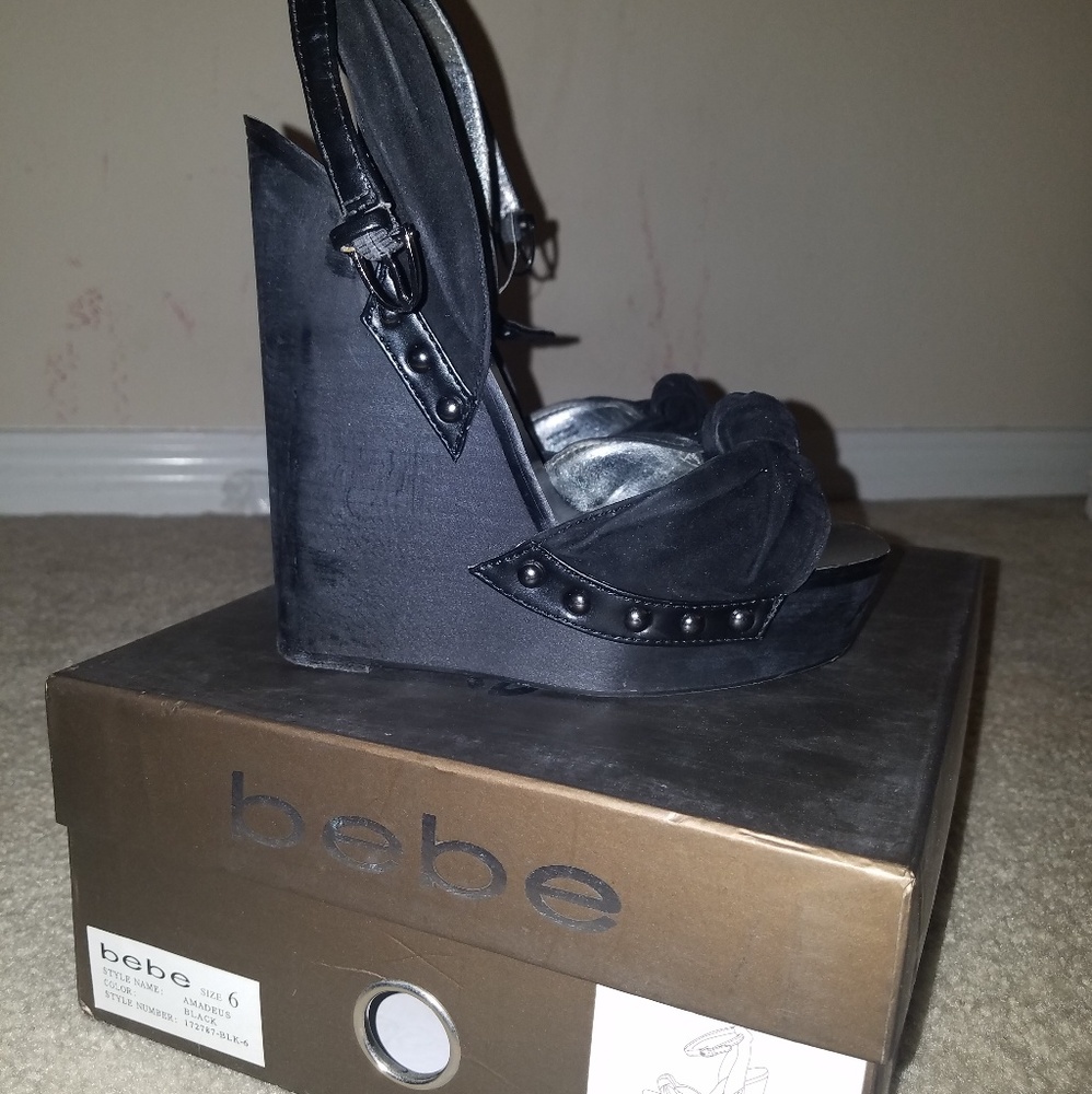 Bebe Wedges - image 5